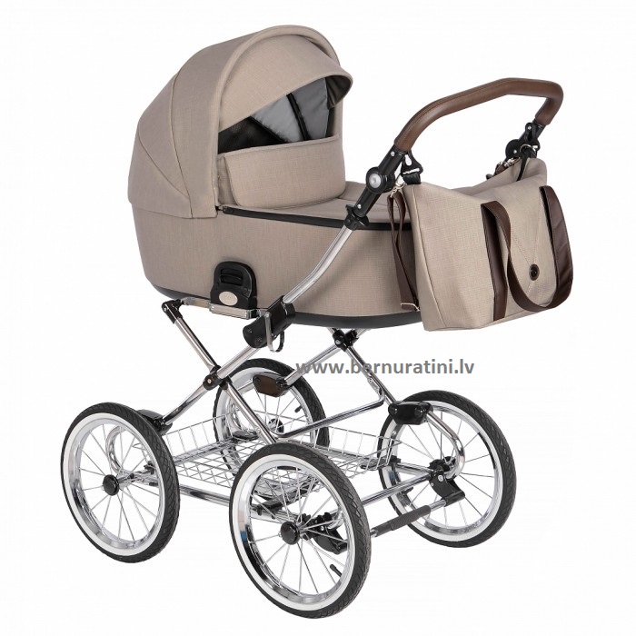 Roan Bass Next Classic Beige bērnu rati